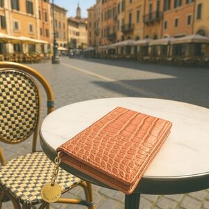 NWOT IVANKA TRUMP CROC EMBOSSED WALLET POCKETBOOK